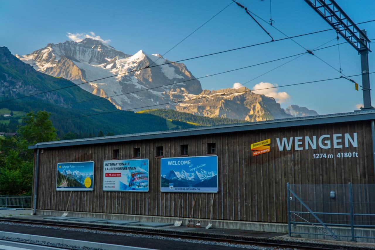 Chalet Acheregg Wengen Ngoại thất bức ảnh